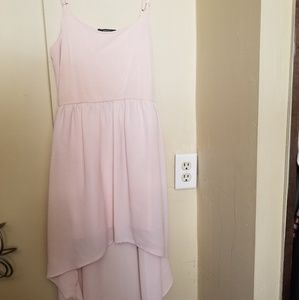 Light Pink High Low Dress
